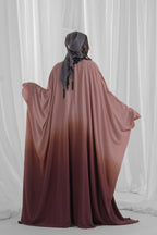 Umber & Camel Shrug Style Abaya