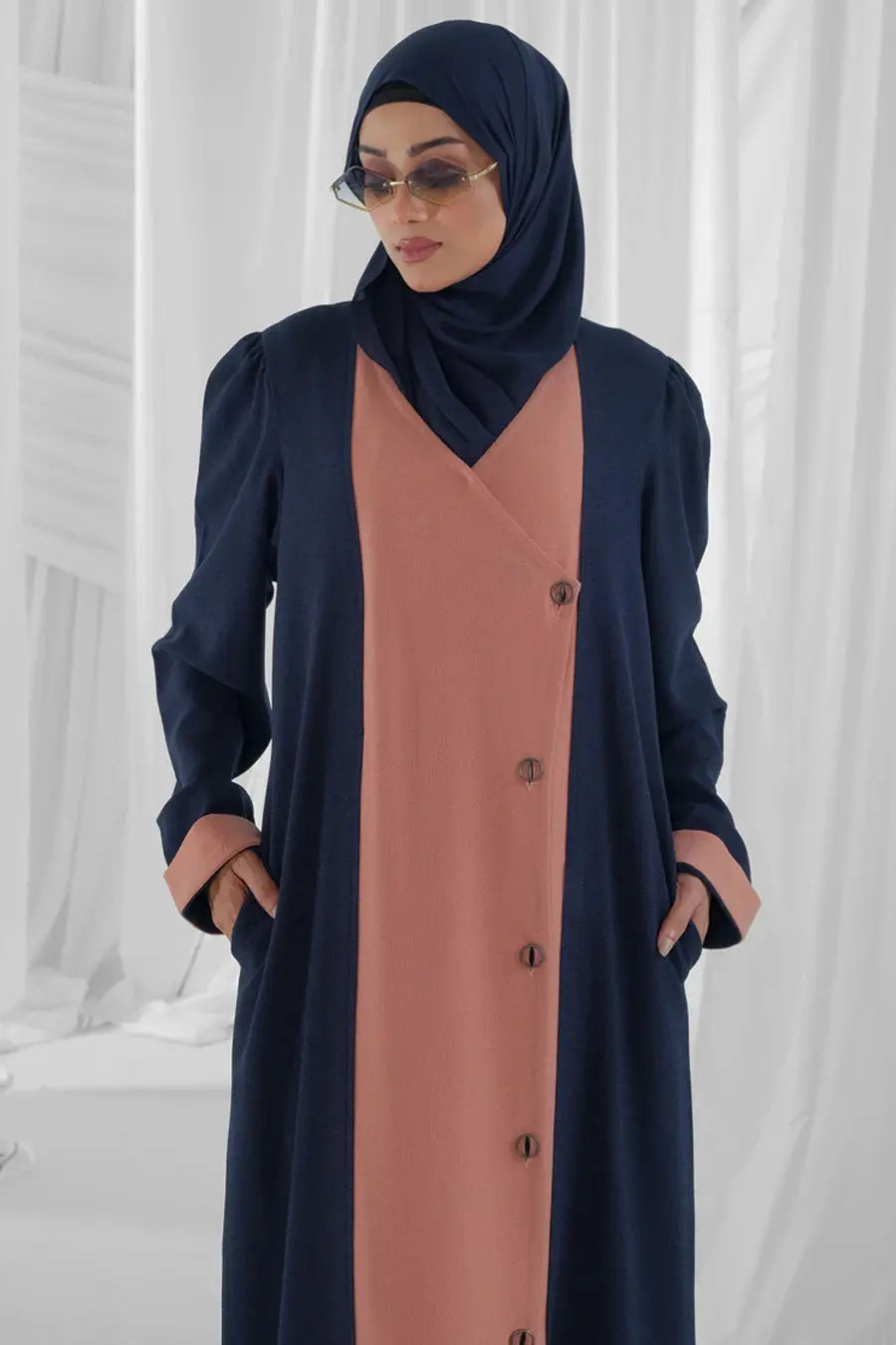 creamy-peach-and-navy-blue-dual tone-5