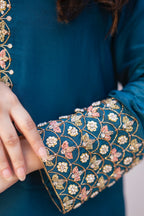 Emerald Grace - Teal Blue Suit