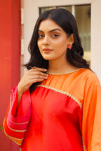 Fiery Sunset Glamour - 3 Piece Suit