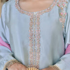 Kinza – Embroidered Pastel Luxe Suit