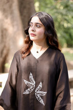Midnight Grace - Black Sheesha Silk Co-Ord Set