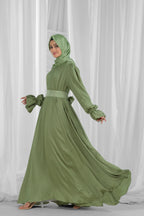 green-abaya-with-belt-3