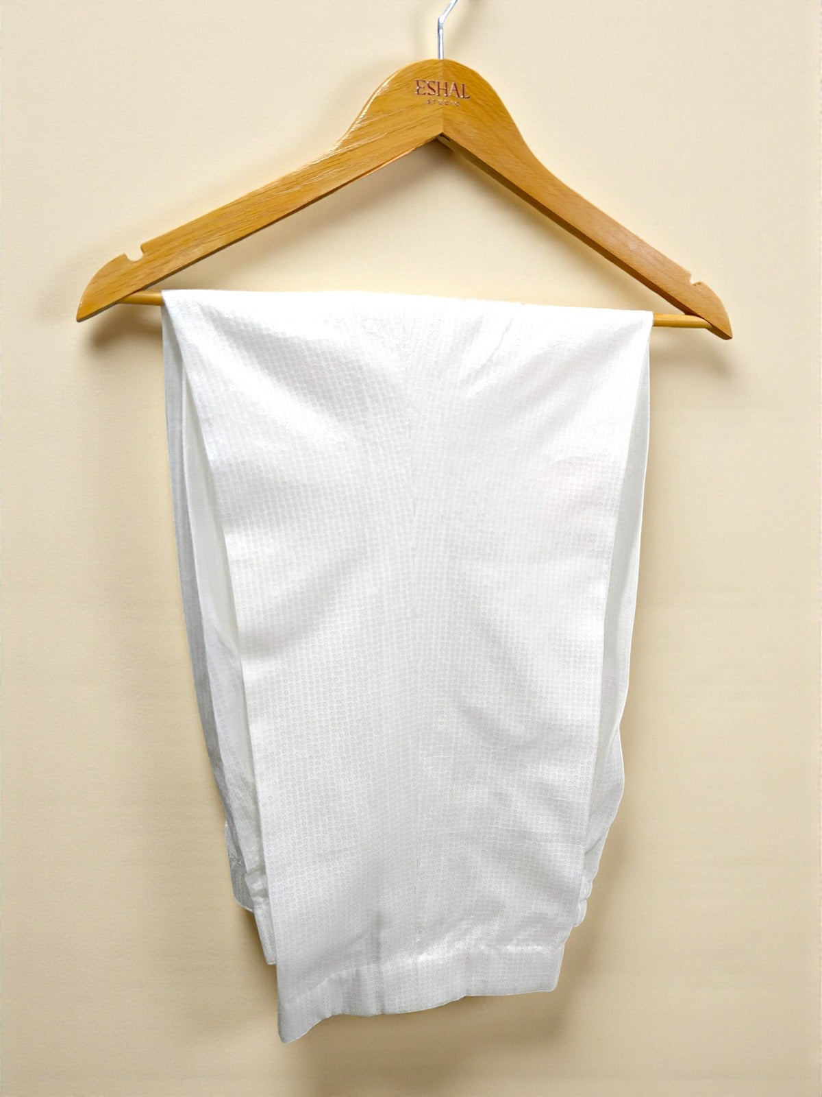 Sequenced Trousers White Elegance
