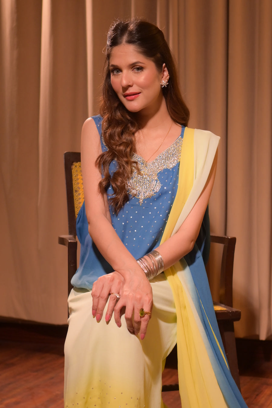 Serene Sky & Lemon Glow Ensemble