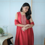 Laalima — Hand-Embroidered Korean Silk Ensemble