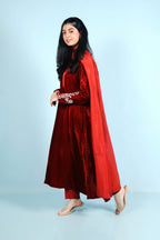 Crimson Royale Outfit velvet suits
