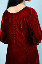 Crimson Royale Outfit velvet suits