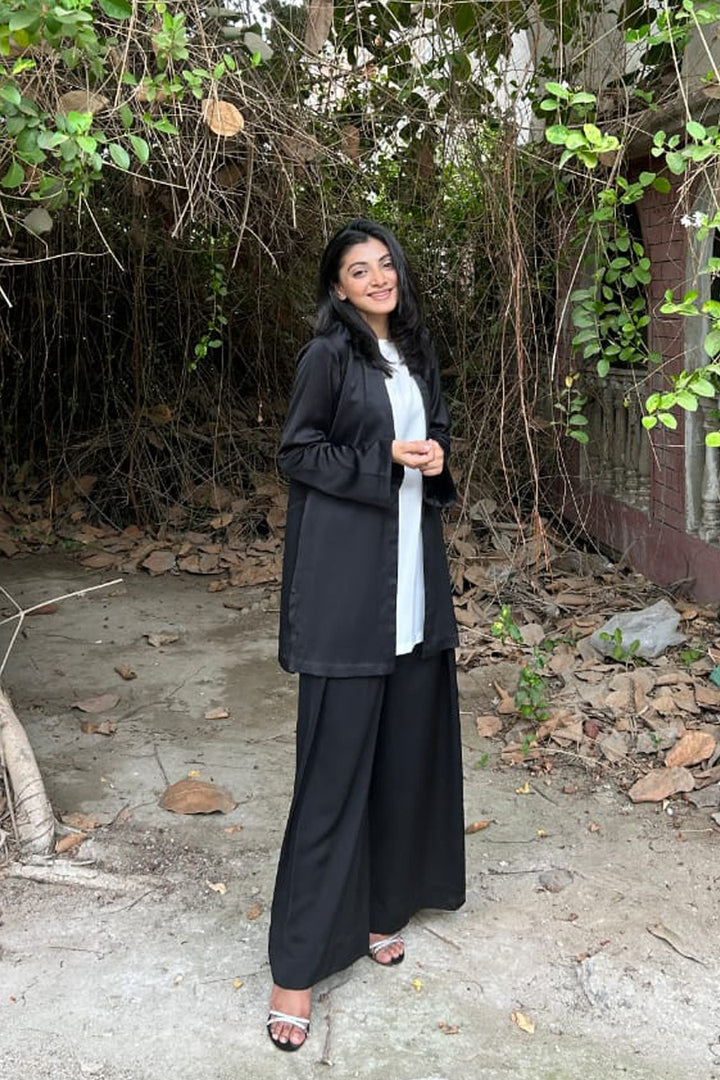 Casual black & white co-ord set