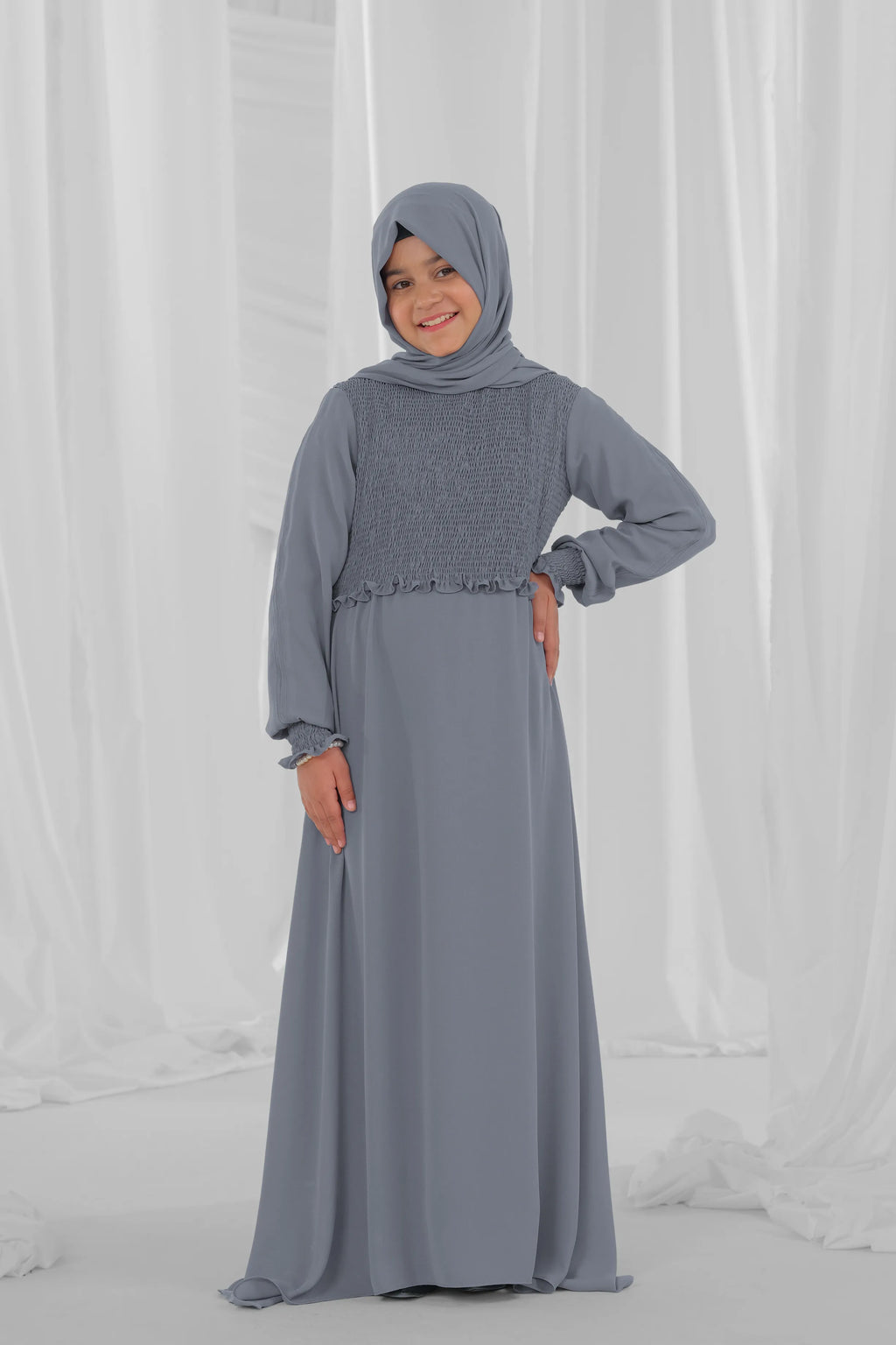 dark grey kid abayas 4