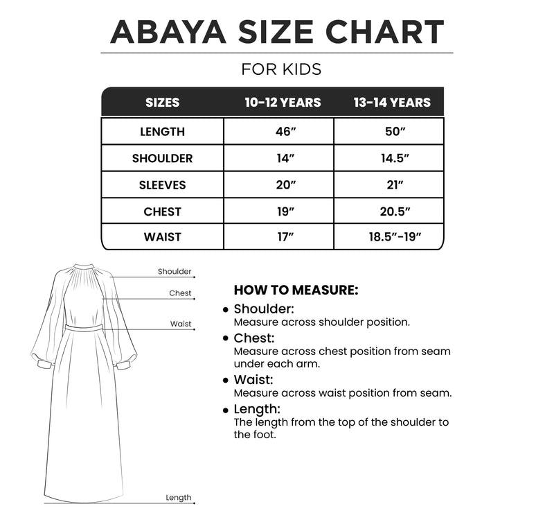 Kids Abaya