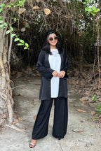 Casual black & white co-ord set