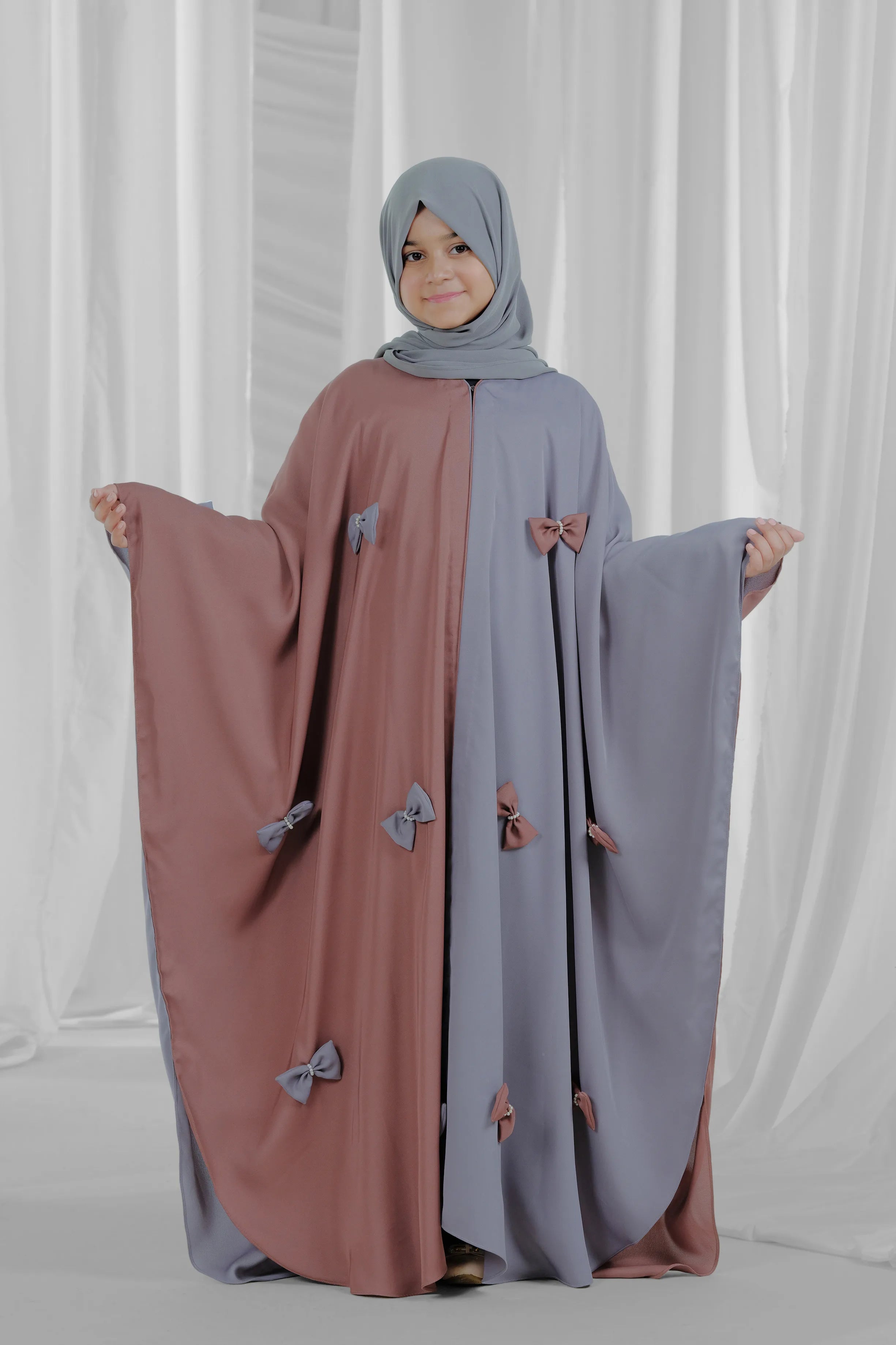 butterfly abayas for kids 1