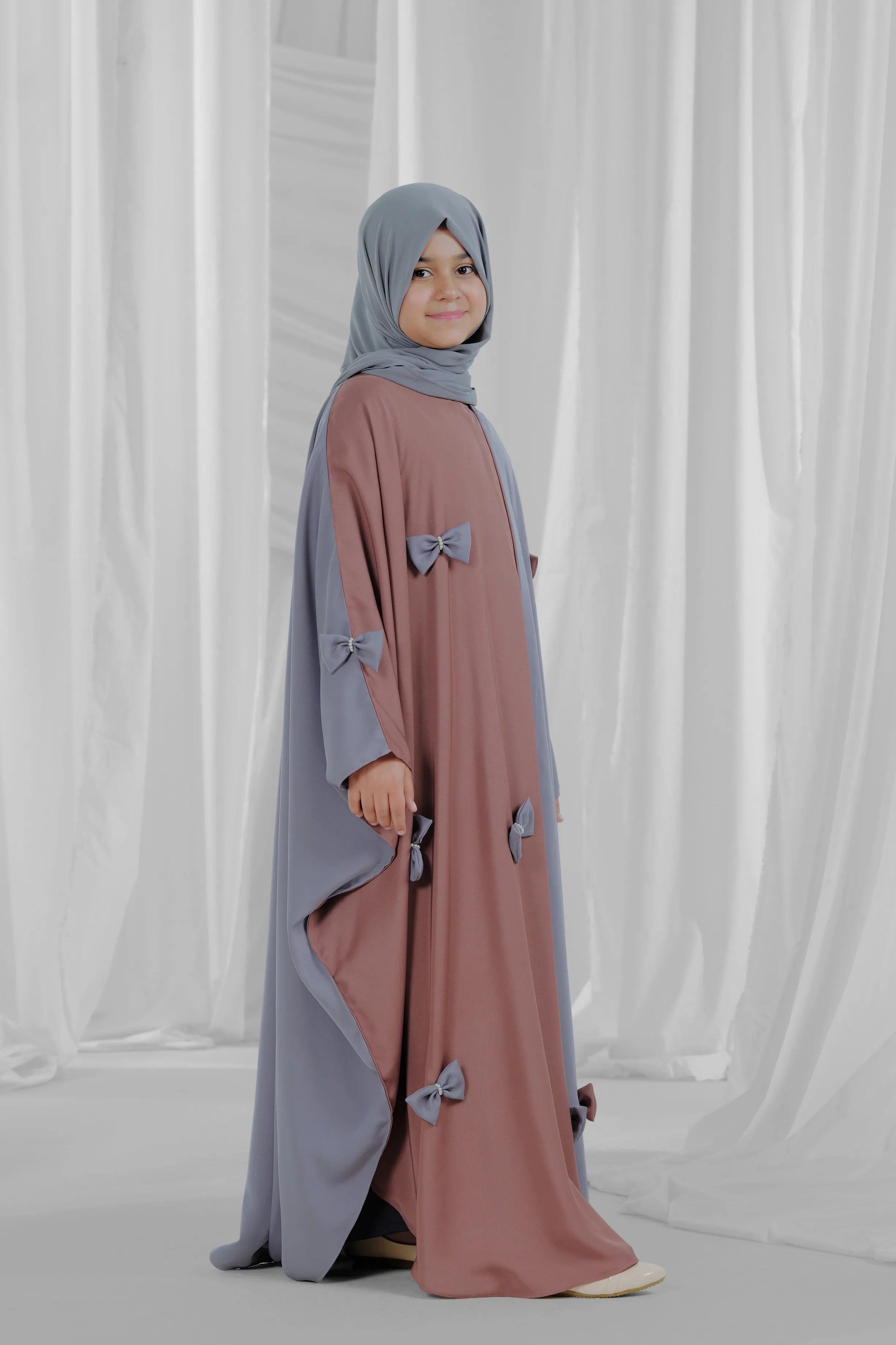 butterfly abayas for kids 3