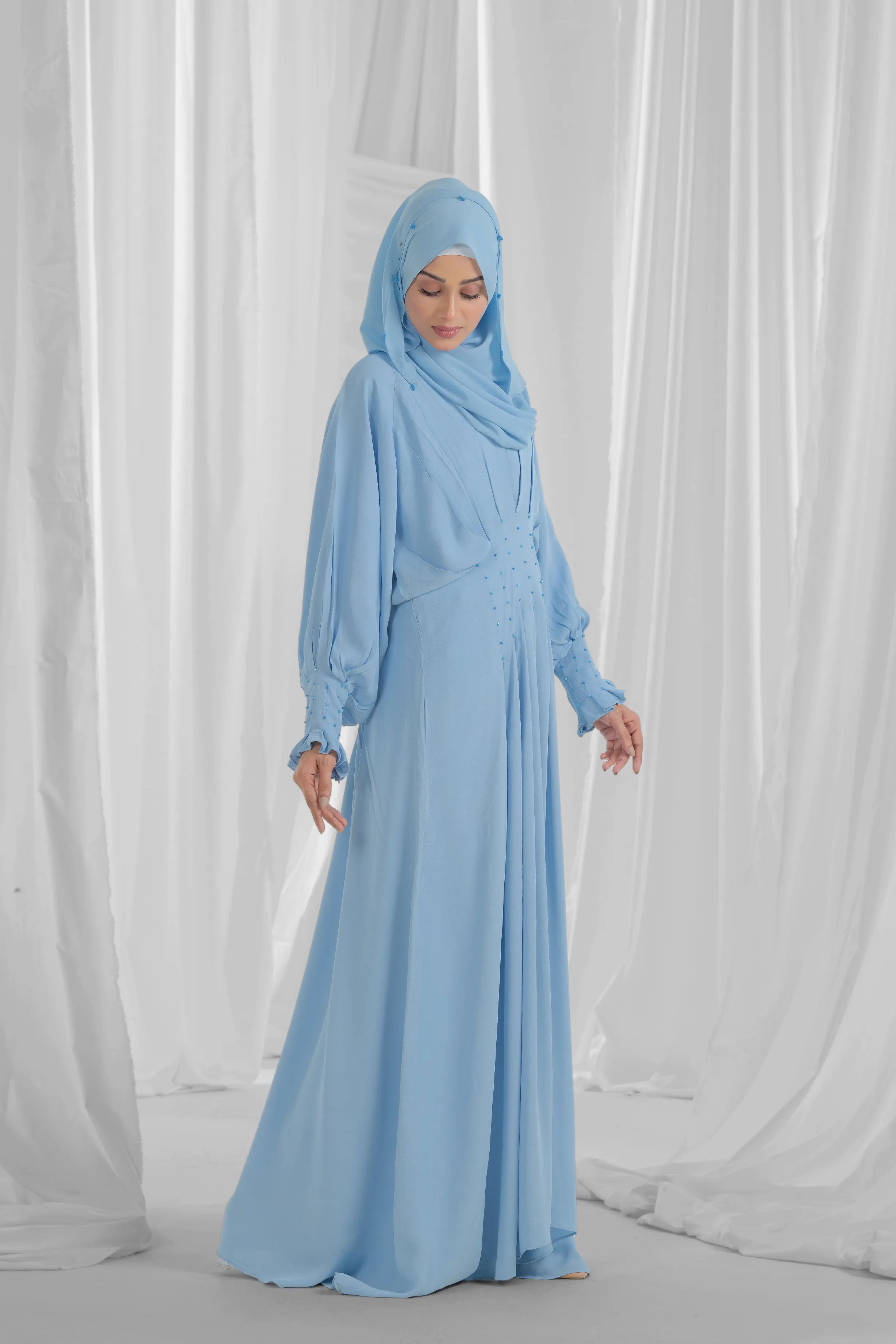 ice blue abaya 4