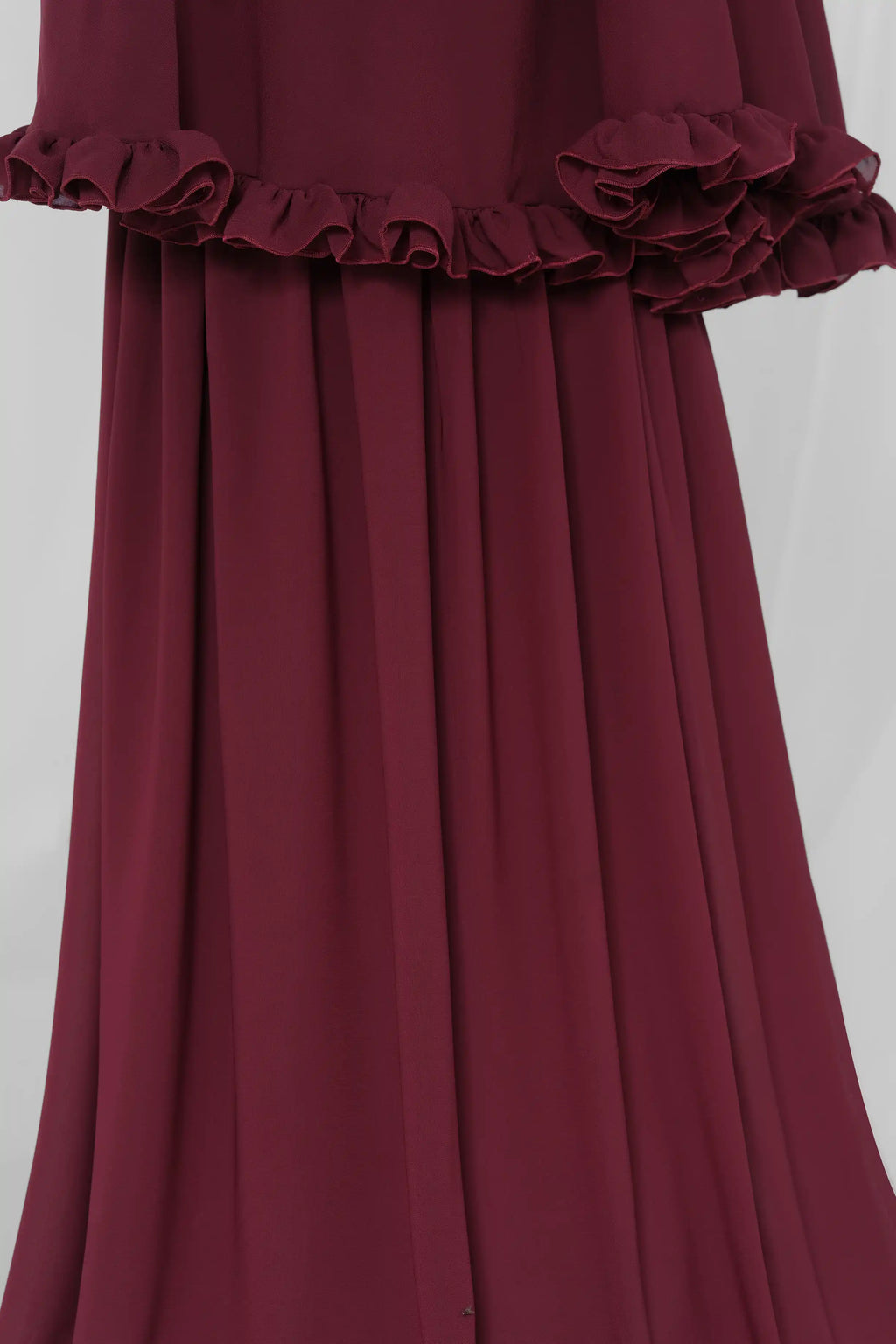 maroon two-piece prayer wear-4