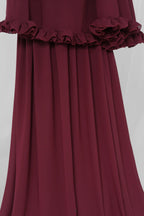 maroon two-piece prayer wear-4