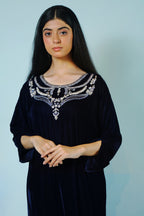 Midnight Aura Blue Kaftan