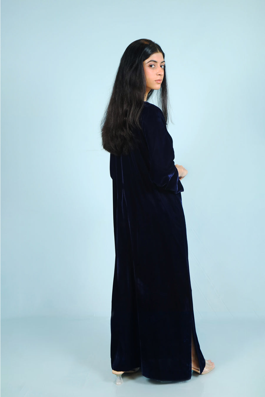 Midnight Aura Blue Kaftan