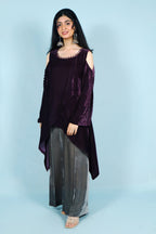Plum Dusk Layered Kurta