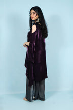 Plum Dusk Layered Kurta