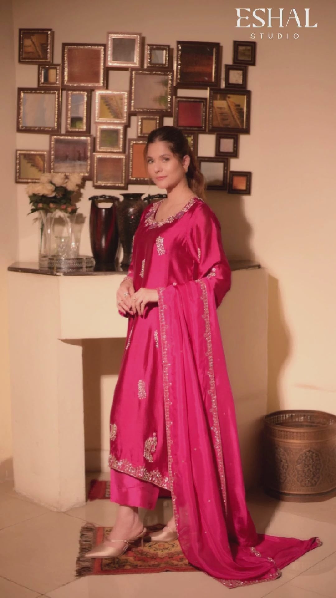 Ruby Radiance Silk Ensembl