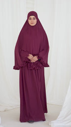 Prayer Wear Maroon - 2 Piece