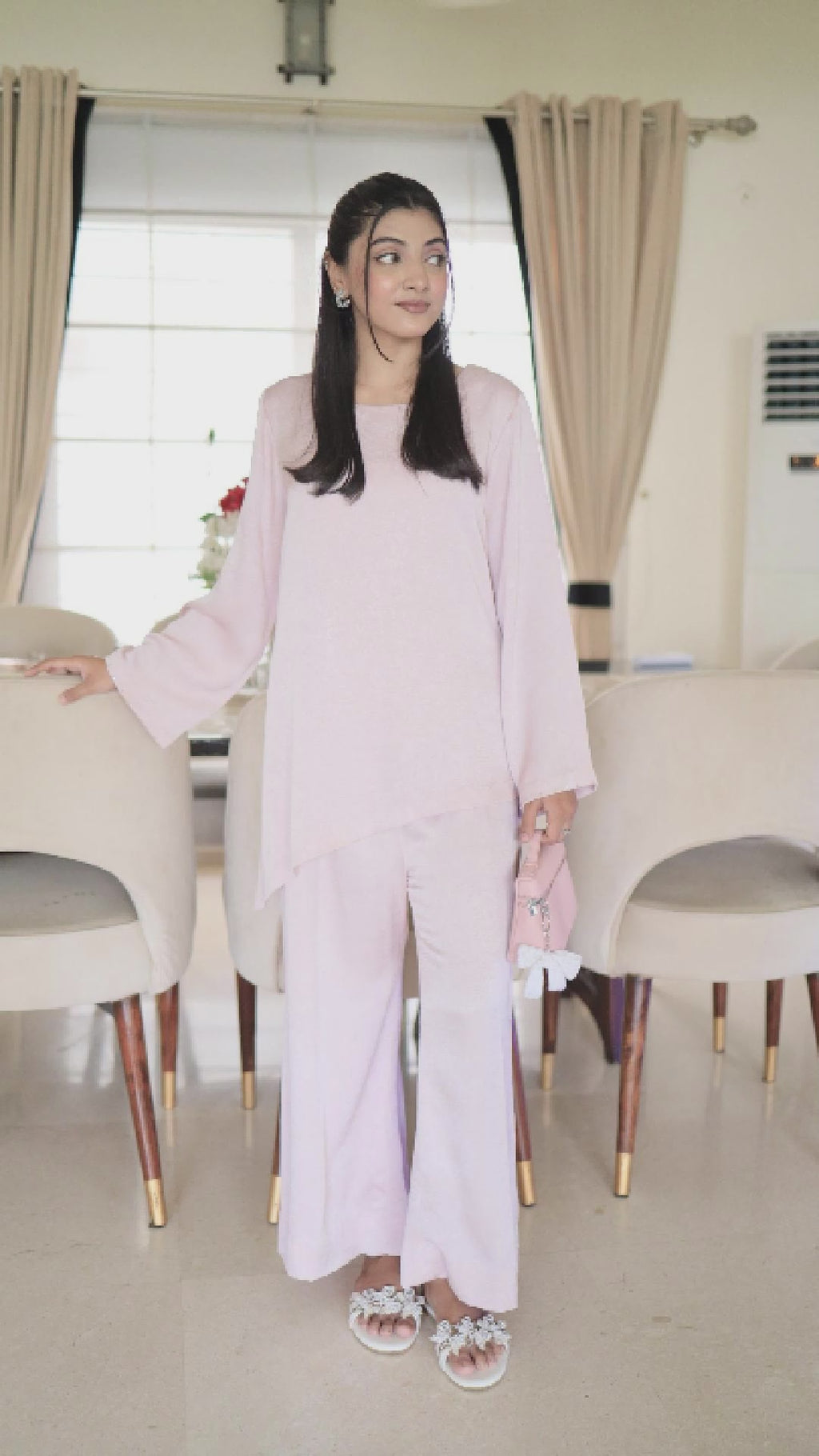 MAIRA — Self-Print Malai Georgette Co-Ord Set