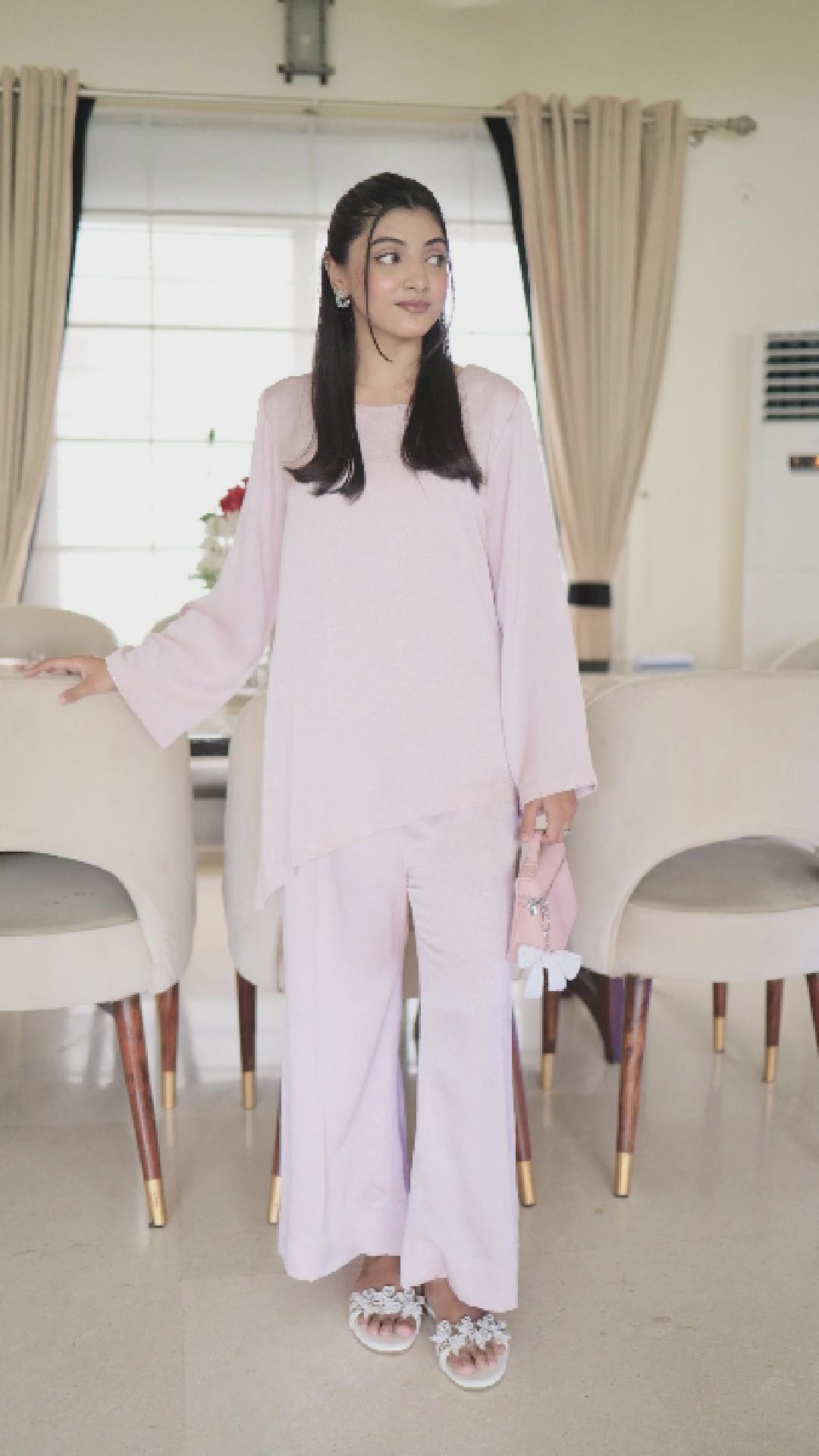 MAIRA — Self-Print Malai Georgette Co-Ord Set