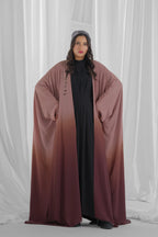 Umber and Camel Shrug Style Abaya